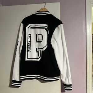 Playboy Jacket, XL, Black and White